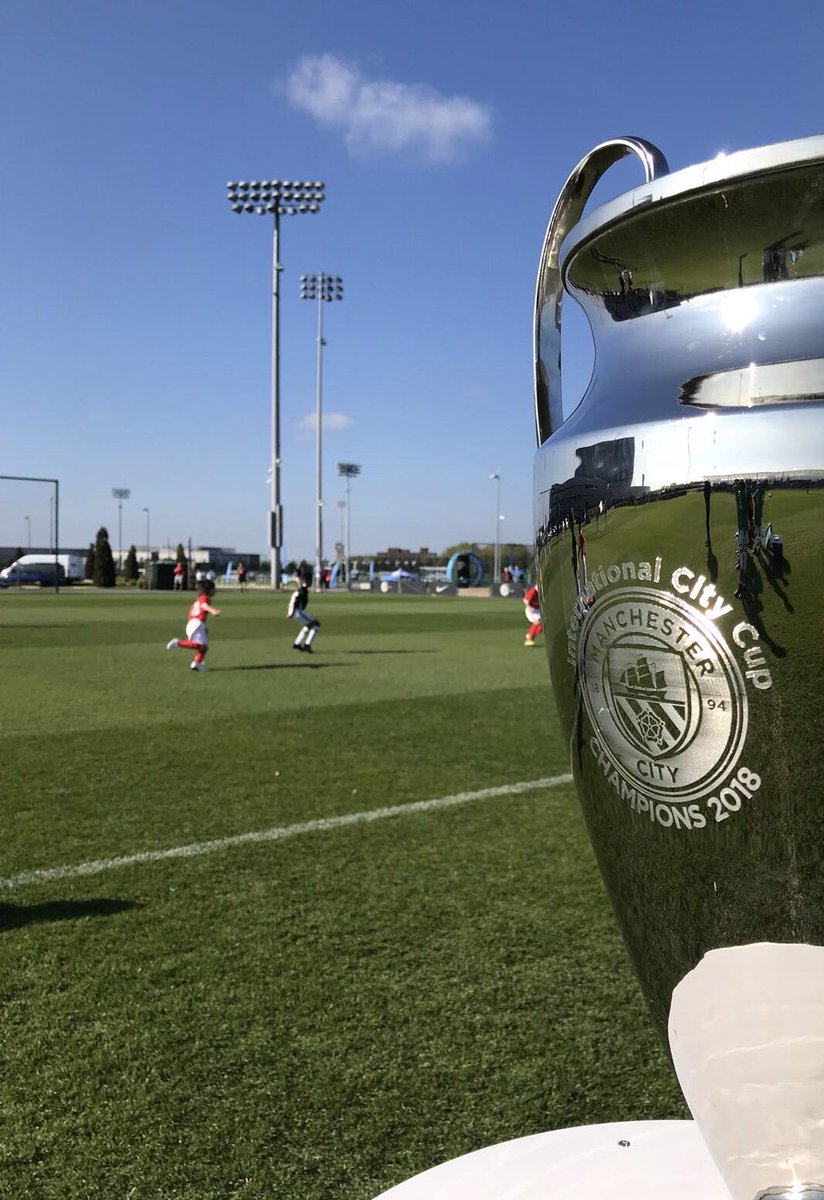 The U11 International City Cup is well underway here at the CFA on this sunny Saturday! ☀️🏆

Teams taking part: <a href="/slbenfica_en/">SL Benfica</a>, <a href="/Feyenoord/">Feyenoord Rotterdam</a>, <a href="/GironaFC/">Girona FC</a>, <a href="/SouthamptonFC/">Southampton FC</a> <a href="/NUFC/">Newcastle United</a> , <a href="/buryfcofficial/">Bury Football Club</a>, <a href="/ChelseaFC/">Chelsea FC</a> and, of course. #mancity 💙