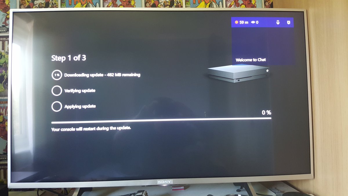 AParadoxDreams's tweet photo. Sorry guys I can't livestream atm. (Even thou i still techinquely am atm) I just had a Xbox update happen mid stream 😂 thanks @Microsoft @xboxuk #SupportSmallStreamers #xboxoneupdate #deadstream https://t.co/vvwxjVhWsw
