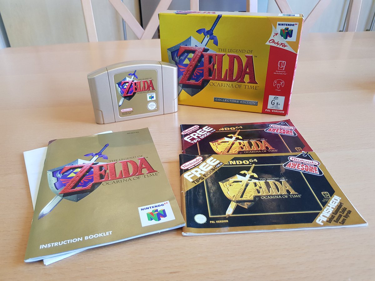 Zelda Ocarina of Time Collector's Edition N64 Nintendo 64 -Tested, Authentic!