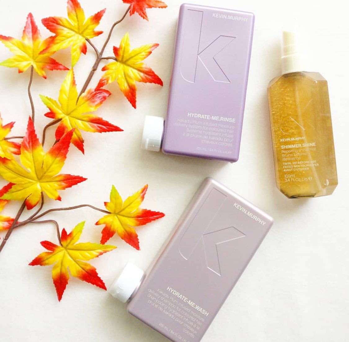 BANK HOLIDAY WEEKEND ESSENTIALS 
•
Use Shimmer Shine for ultimate multi tasking. Light-reflective technology gives tresses a glossy and radiant shimmer whilst nurturing essential oils help strengthen and increase elasticity
 #lovekm #kevinmurphy #kevinmurphyuk #BankHoliday