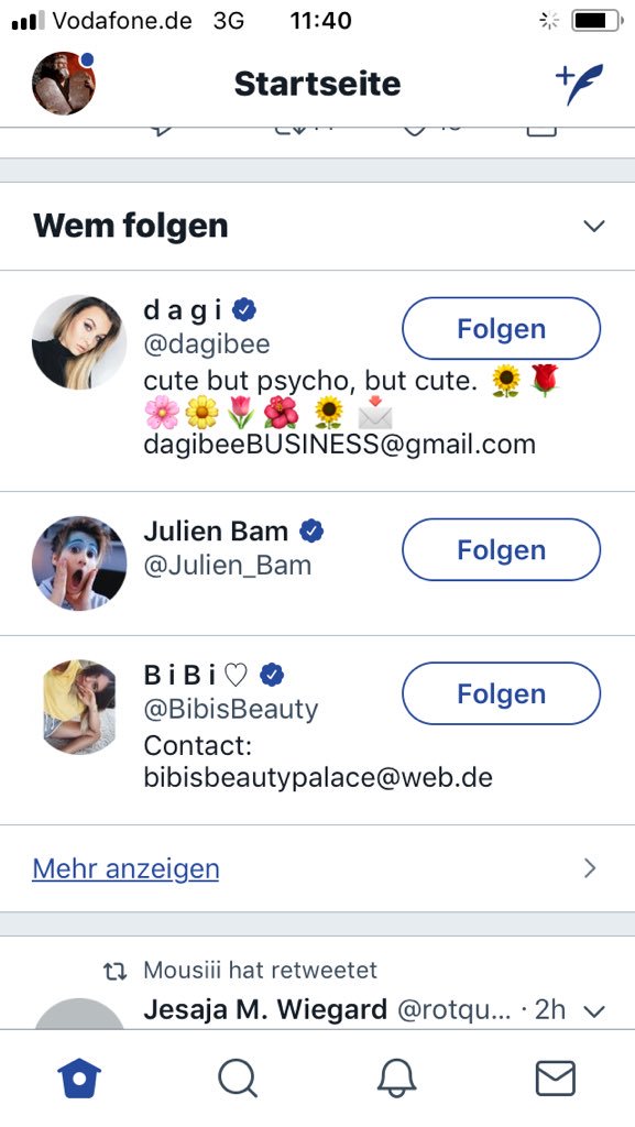 Unfassbar! Kaum folgt man hier auf Twitter ein paar Vollidioten, bekommt man solche Empfehlungen 🤦‍♂️