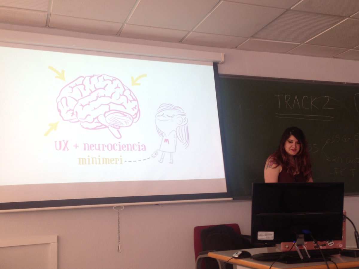 "Tu producto tiene que dar #felicidad a las personas al usarlo, por qué sino todas las abuelas sí consiguen aprender fácilmente a usar #WhatsApp? - nos encanta la charla de #UX y #neurociencia de @meri_minimeri en #WTMCordoba2018 <a href="/WTMCordoba/">WTM Córdoba</a>
