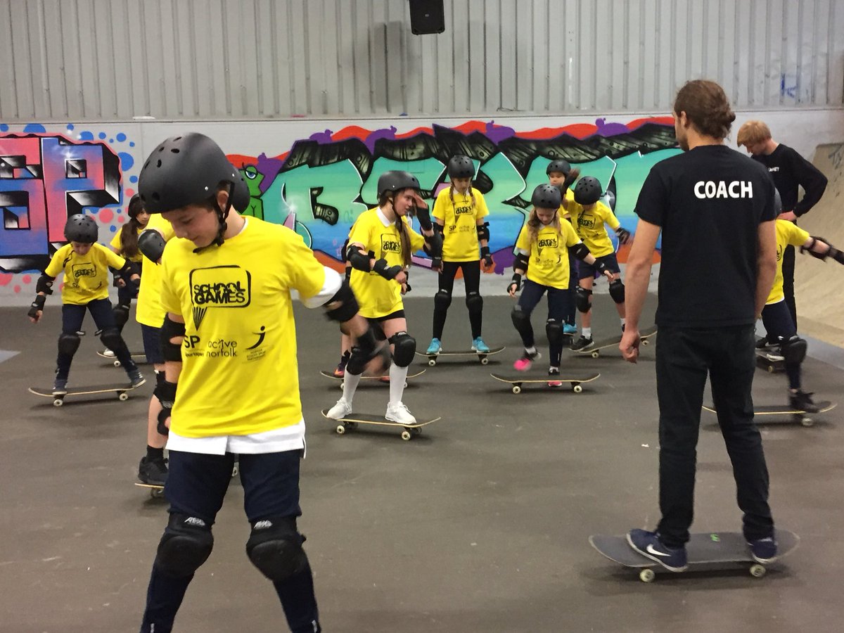 Great day @Aliveleisure yesterday for the Secondary Schools Alternative Sports Day. 11 students representing East Norfolk <a href="/NorfolkSchGames/">Norfolk School Games</a> taking part in cycling, assault course, climbing, skateboarding and graffiti. #GetActive
