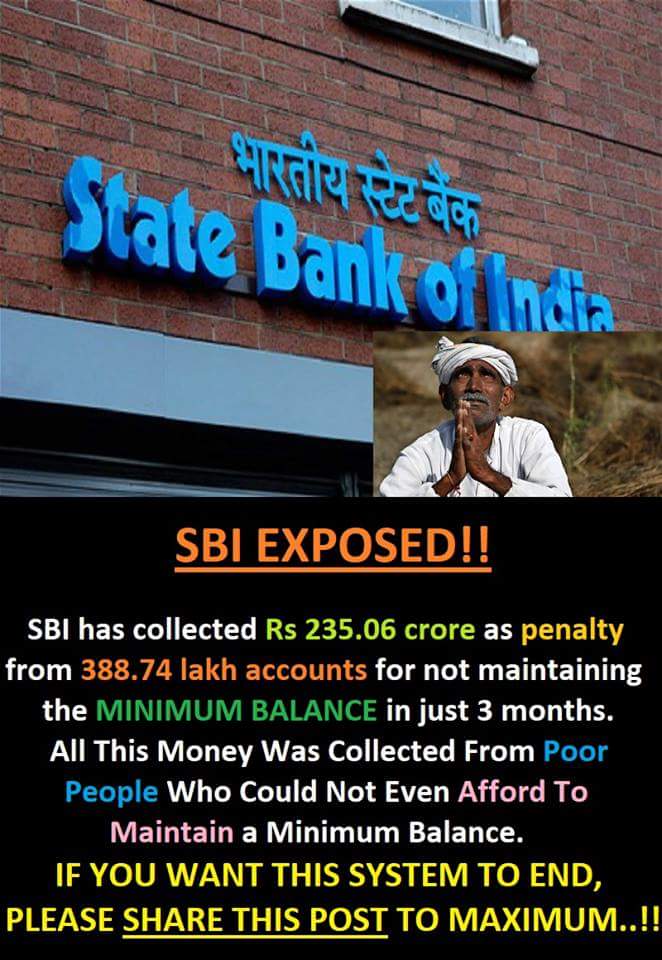 DarpanMahant's tweet image. Truth of #openanaccount scheme of honourable pm shree @narendramodi @narendramodi_in @FinMinIndia @arunjaitley @RBI #urjitpatel @TheOfficialSBI 
"भोली जनता को लुंटने का नया तरीका"