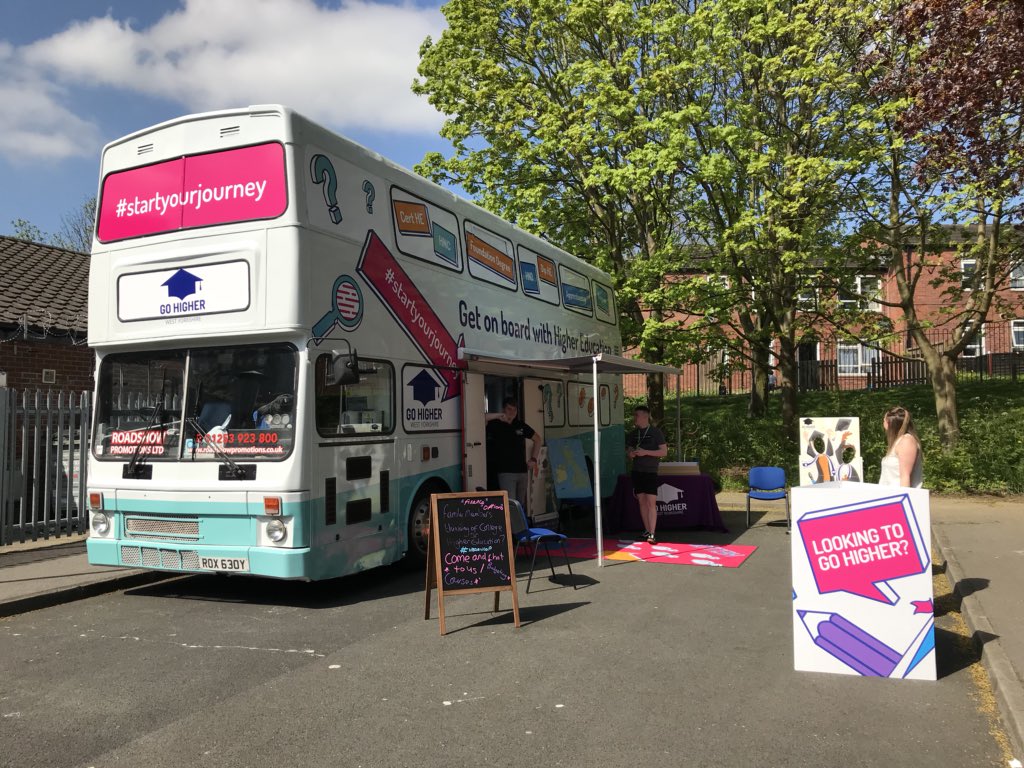LeedsTeamGHWY's tweet photo. What a glorious day at @NewWortleyCC Festival! Come and see us on our brand new bus! 😎 https://t.co/VcfPreyeRC