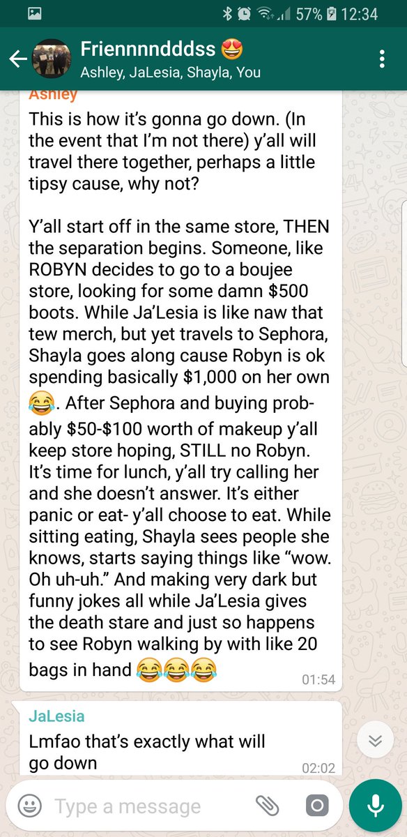 RobynAMartinez's tweet photo. When your friends are true AF that they can so accurately predict your future 💀 https://t.co/lUCrfmpUSC