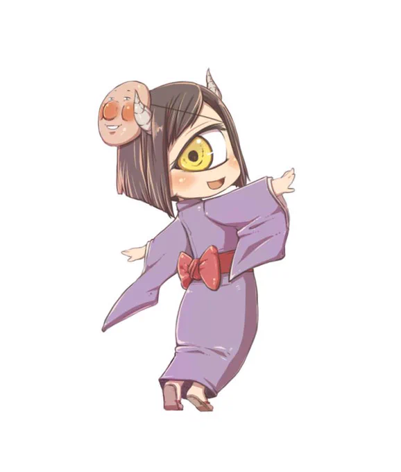 最近全然描いてないけど単眼ちゃん好き好き、過去絵その1 