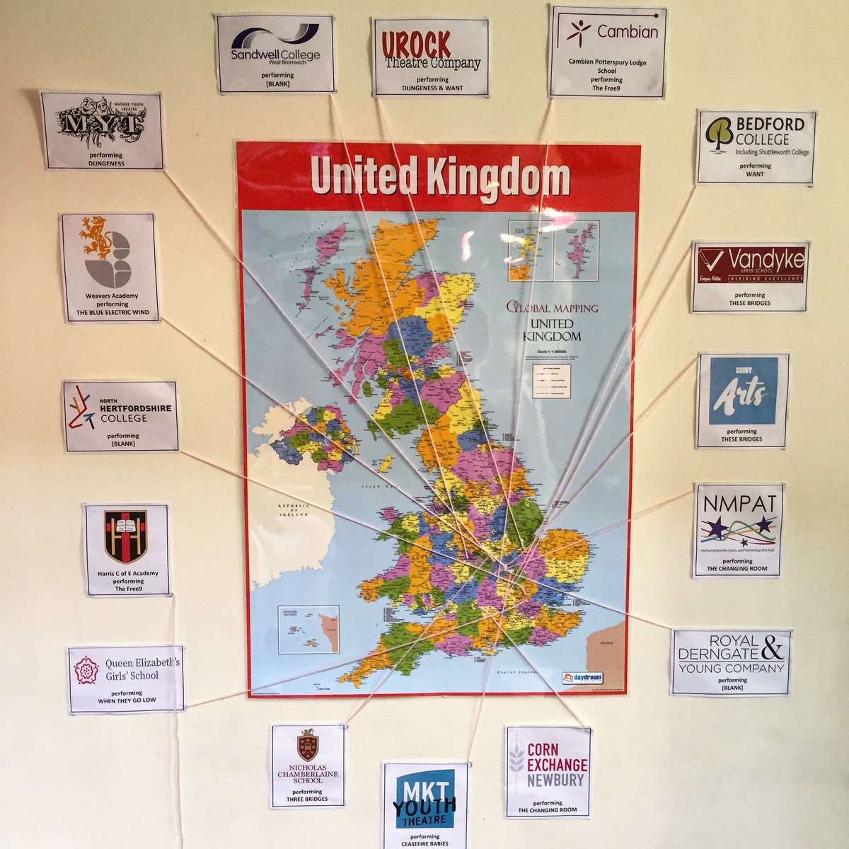 RDYouthTheatre's tweet photo. It’s great to see where all the other companies have travelled from #Connections2018 #PartOfSomethingBigger https://t.co/OnTObF8pSm