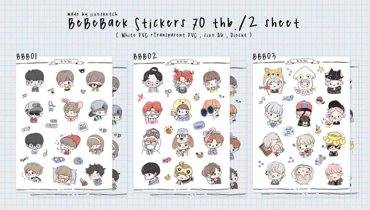 iizesketch's tweet photo. PlsRT 🐰💕🐰

NEW  🌟BUNNY &amp; YEOLIE 🌟
LOT2   BeBeBaek &amp; ChanBaek stickers

🚀PRE-ORDER ' Now - 2June18 
 🇹🇭รายละเอียด https://t.co/AZguyZslsW
 🗺️Oversea https://t.co/DCGnSjgW5O https://t.co/wC1vwRLwDF