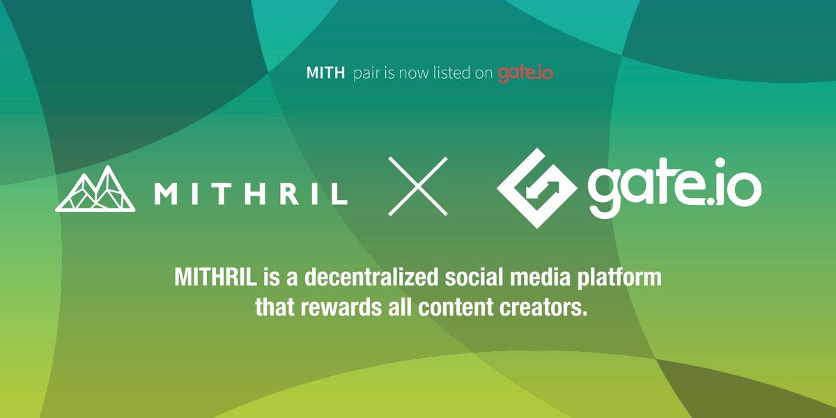 Mithril(MITH) starts to trade at UTC 11:00 5 May on gate.io/trade/MITH_USDT; gate.io/trade/MITH_ETH. Deposit in gate.io/myaccount/depo…. Follow us @gate_io after retweet &amp; complete this:cn.mikecrm.com/sSlj5tX before UTC 23:59 8 May to get random amount of 2,000 MITH Airdrop.