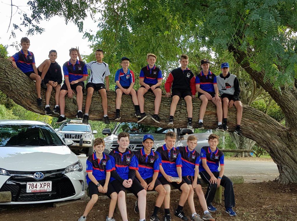 U14 Buccs after sitting in a bus for 5 hours #ontheroad #FQPL