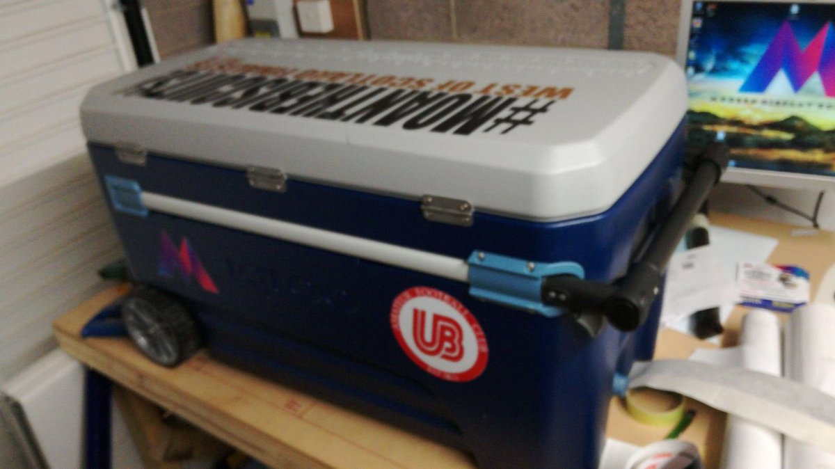DisplayModern's tweet photo. Decals done on @ubufc coolbox for their @ScotAmFAWest cup final last night @acciesfc v @Colvilleparkafc great game not much in it ub use did yourself proud. https://t.co/ojVXePdQFK