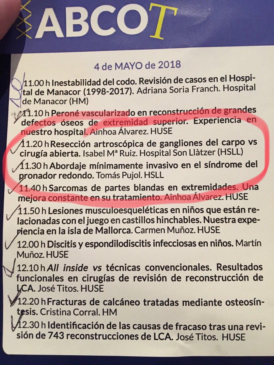 cot_hsll's tweet photo. Calidad en contenido y presentación de las comunicaciones de nuestros #residentes @cot_hsll Bravo !!💪#abcot2018 https://t.co/t3XiJaGx9H