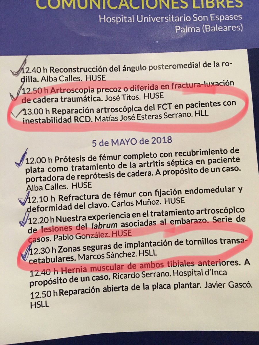cot_hsll's tweet photo. Calidad en contenido y presentación de las comunicaciones de nuestros #residentes @cot_hsll Bravo !!💪#abcot2018 https://t.co/t3XiJaGx9H