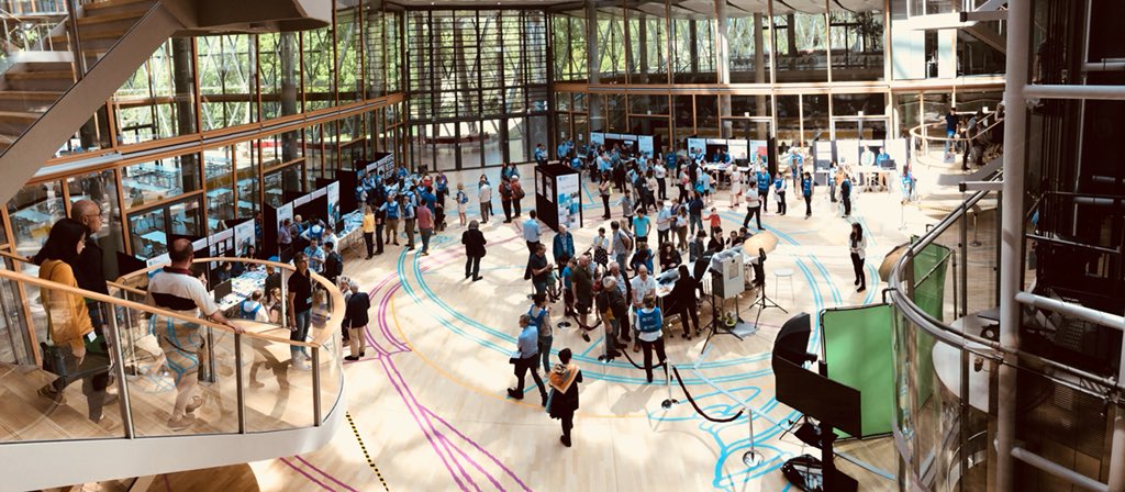 A real buzz at our offices today on #EUOpenDay. People interested to have  an inside look on how we're making a real difference in Europe and beyond!  #EuropeDay #EIB60