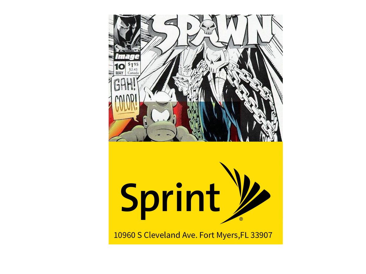SprintStore399's tweet photo. Happy Free Comic Book Day. Currently have don’t comics to pass out but we do have iPhone 10’s. 64GB or 256GB. Come see us @SprintStore399. #FortMyers #SprintFam #Sprint #FreeComicBookDay #spawn #DC’sDeadpool https://t.co/WJxvFBEA7c