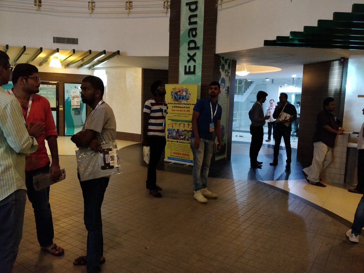 pala_chinnasamy's tweet image. #TDX18GG  #SDGChennai networking with @ChennaiSfDGroup