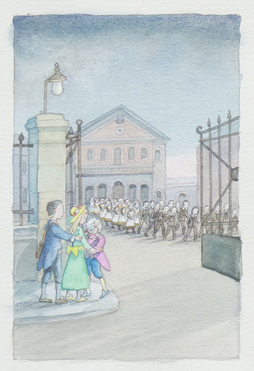 FoundlingMuseum's tweet photo. #LuckyButton closes tomorrow. If you're in London this weekend, don't miss this last chance to see this series of original illustrations by award-winning illustrator Michael Foreman, which he produced for Michael Morpurgo's book Lucky Button. https://t.co/04TTpPJb0h https://t.co/nOgTNejbEv