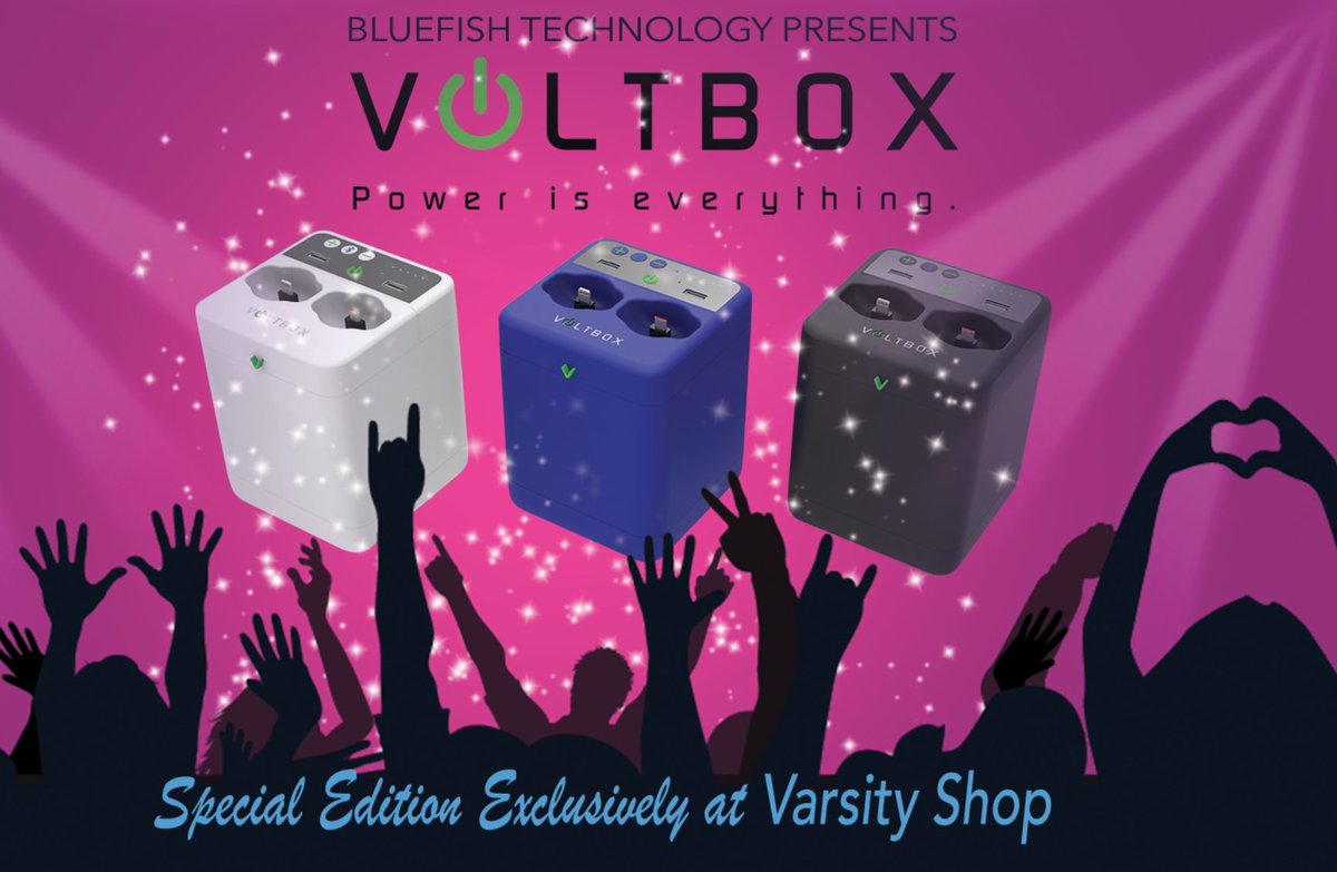 VoltboxUSA's tweet photo. At #Summit2018? Get your Special Edition Exclusive Voltbox today! Only available at the Varsity Shop. Find us in the Fieldhouse to 'Recharge' at our suite and selfie station! #Voltbox #Voltboxrox #Summit18 https://t.co/YPUcQqcgNn