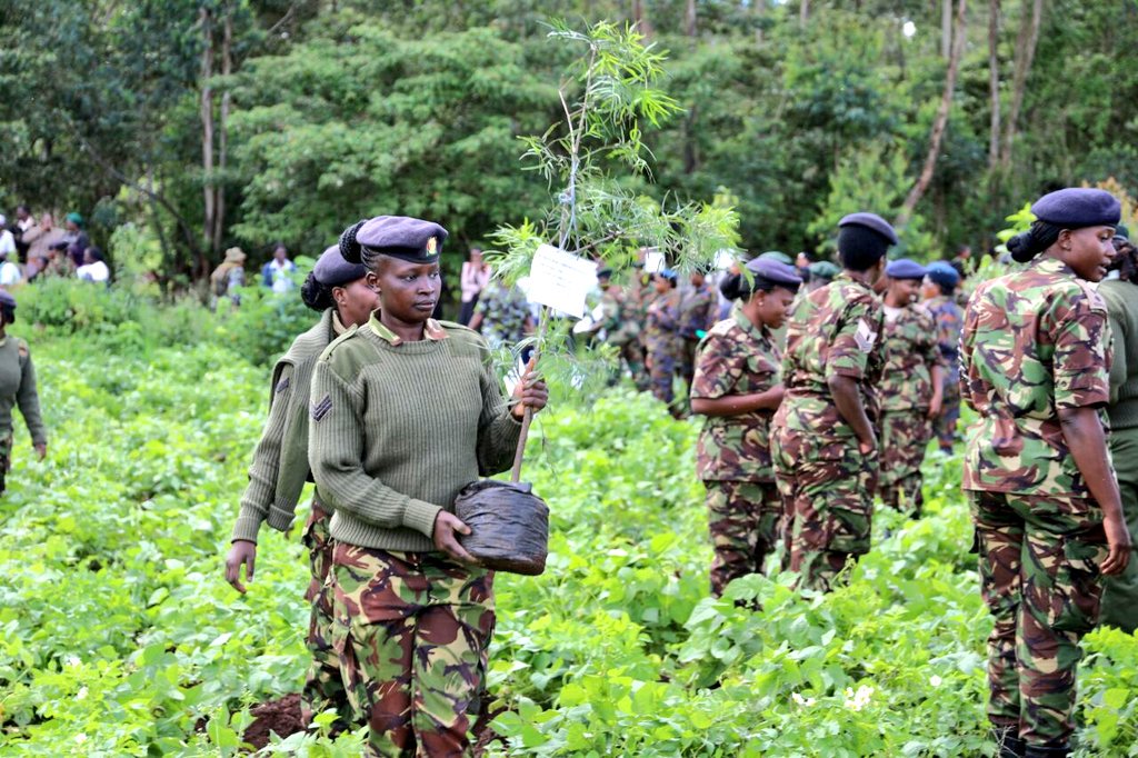 Environment_Ke's tweet photo. 3. We want to thank @kdfinfo who have so far planted 23 million trees under the Environmental Soldier Program #TreePlantKe🌲 @KeForestService @kwtaagency @ngcc_ke https://t.co/wlxDOW6Ftz