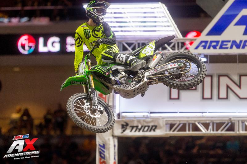 supercrossking's tweet photo. @Jacob_hayesss Clinches First AMSOIL Arenacross Championship
https://t.co/Lhnmo5Vrmf #JacobHayes #Clinches #Arenacross #Championship #AXonFOX #MoreIntense #vegasbaby #Nevada #TeamBabbitts @TeamBabbitts @MooseRacing @Jacob_hayesss #Kawasaki #lasvegas @orleansarena #OrleansArena https://t.co/qdPcCz0jvD