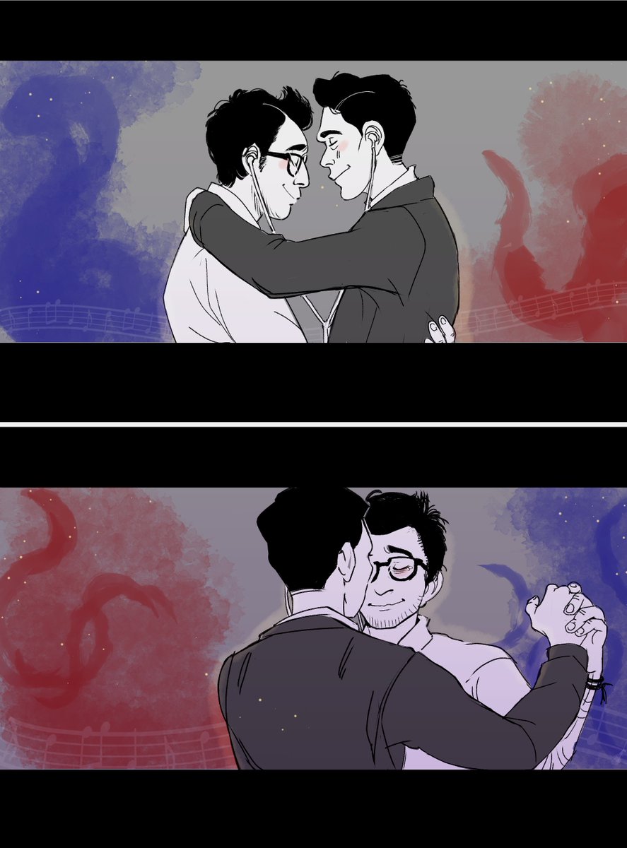 charmophron's tweet photo. its not a PONS machine but you get the drift (pr3's Actual Happy Ending where newt and hermann slow dance to old 2000's hits on newt's ancient ipod and reconnect to the remnants of the drift left behind and hermann isnt alone anymore) https://t.co/mqqSrwwZoZ