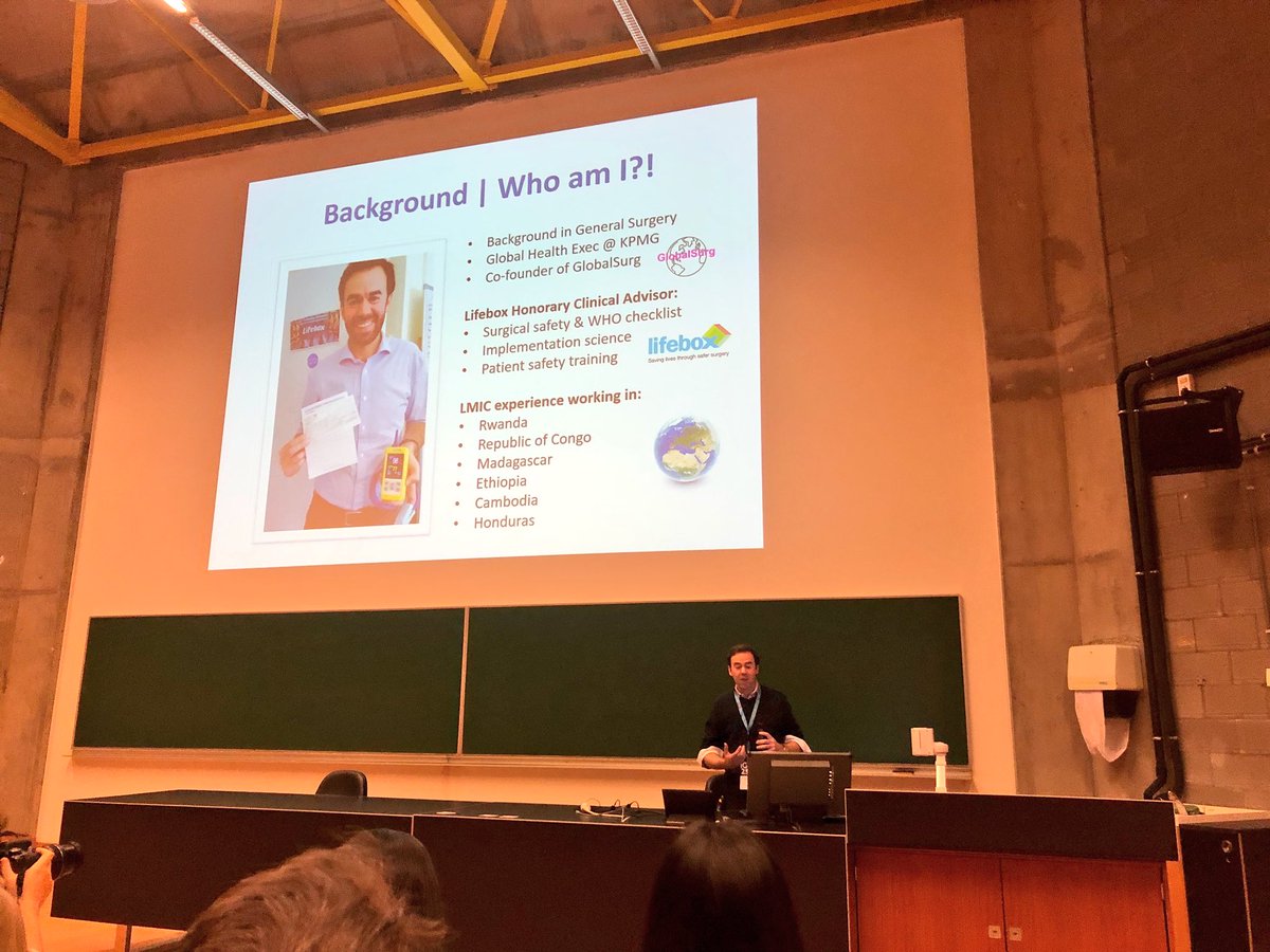 drnickboyd's tweet photo. “Delivery of healthcare is just not part of the art of medicine, there is a science to it and this often ignored” @DrEdFitzgerald speaks @StudentSurgNet #GlobalSurgicalCare https://t.co/XH3x37rmmF