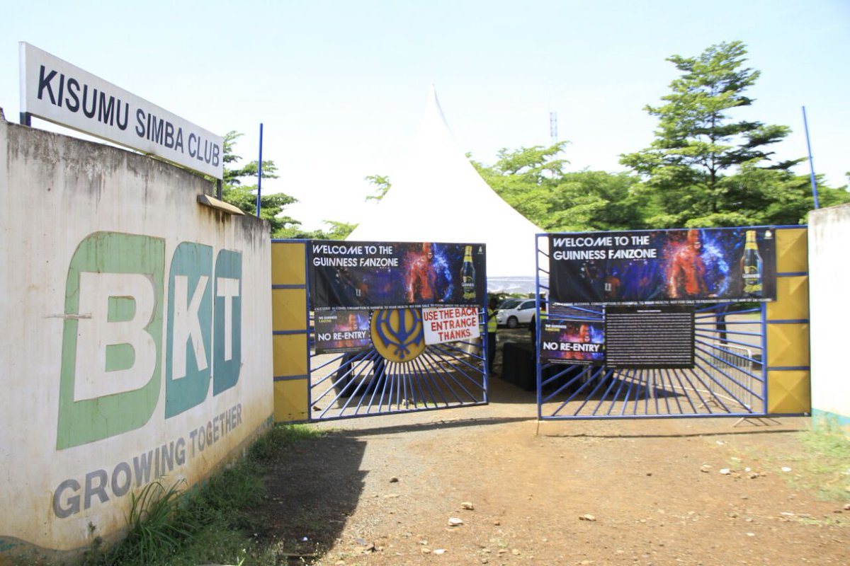 CarolRadull's tweet photo. KISUMU!!! @GuinnessKE is ready for you! Get down to the Simba Club; enjoy the football and await the great performances this evening! @namelesskenya @KrissDarlin @juacaliGenge @JalangoMwenyewe and the list goes on!!! #MadeofFootball #MadeofBlack https://t.co/7nz5PGYRUd
