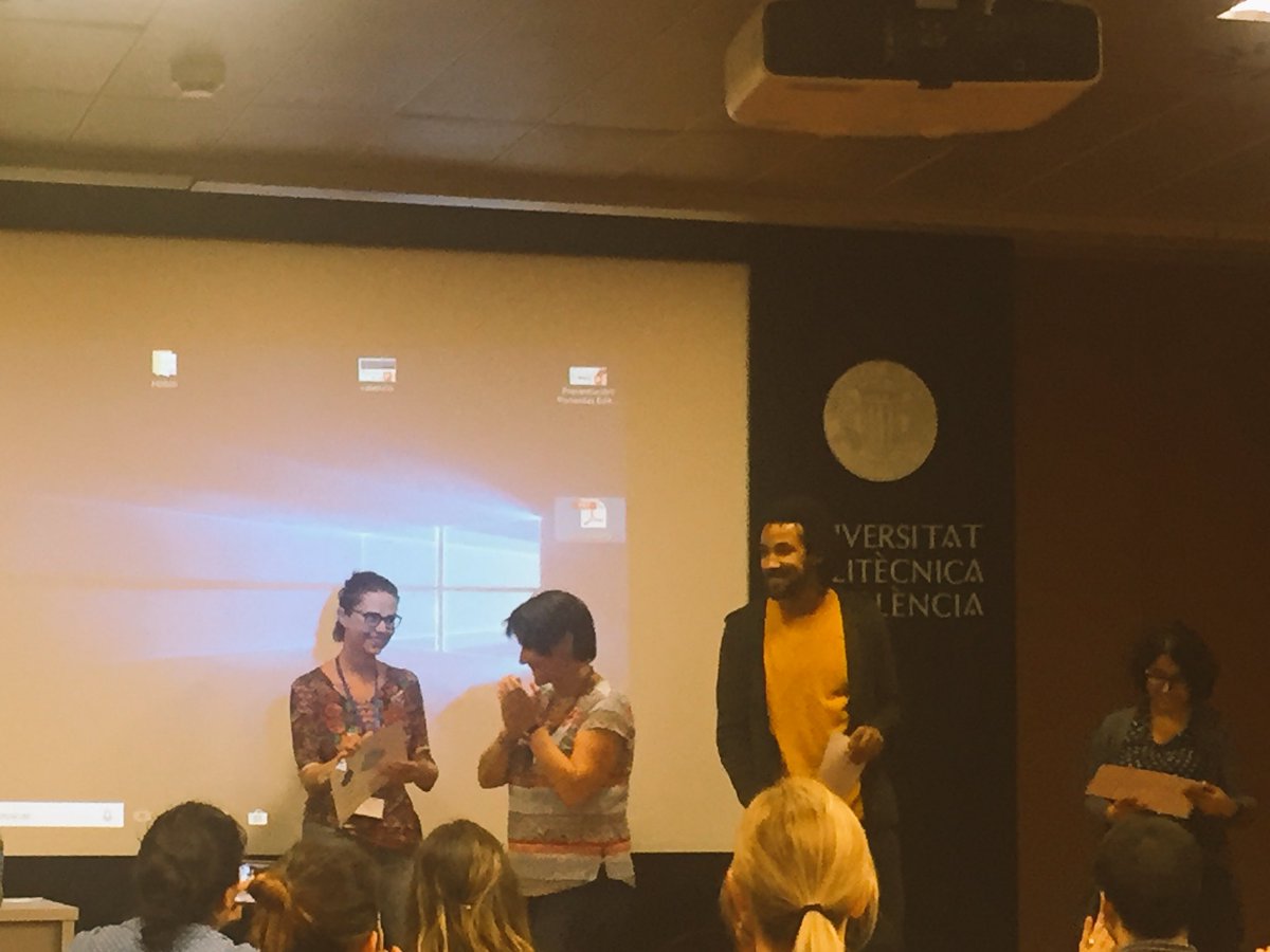 RomanovaGergana's tweet photo. Proud of my fellow Bulgarian and new PhD friend @SofiaPatsali getting awarded for the best PhD abstract and presentation on demand-driven #innovation in #Science #PhDdays2018 @Ingenio_CsicUpv @beta_economics @IussPavia @EDACournot https://t.co/3GqorZSYsV