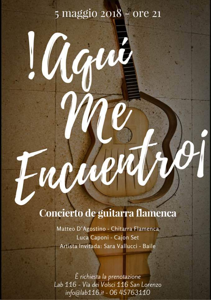 MatteoDAgostin8's tweet photo. Stasera saremo in concerto al #Lab116!
#flamenco #chitarra #flamenca https://t.co/b3rmexQz9R