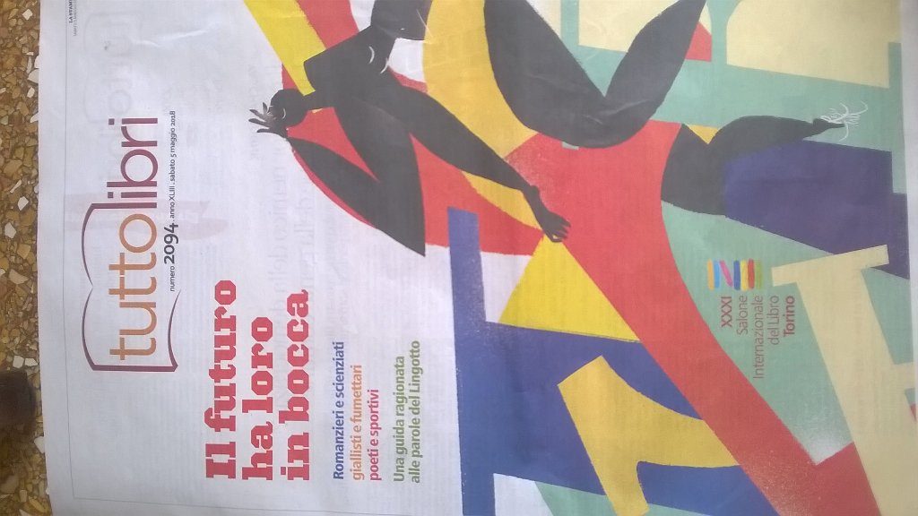 ClaudioAlmanzi's tweet photo. Spettacolare copertina per tuttolibri realizzata da reali tale #tuttolibri #reslitale #realvisuali #lastampa #arte https://t.co/WPYJ353oTo