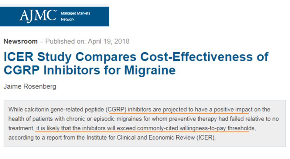 headsUPmigraine's tweet photo. It absolutely INFURIATES me that BEFORE the 1st #migraine-specific preventative med in 1/2 a CENTURY hits the market, insurers have ALREADY SAID they're "unwilling" to pay for treatment. https://t.co/poJD7RSefY