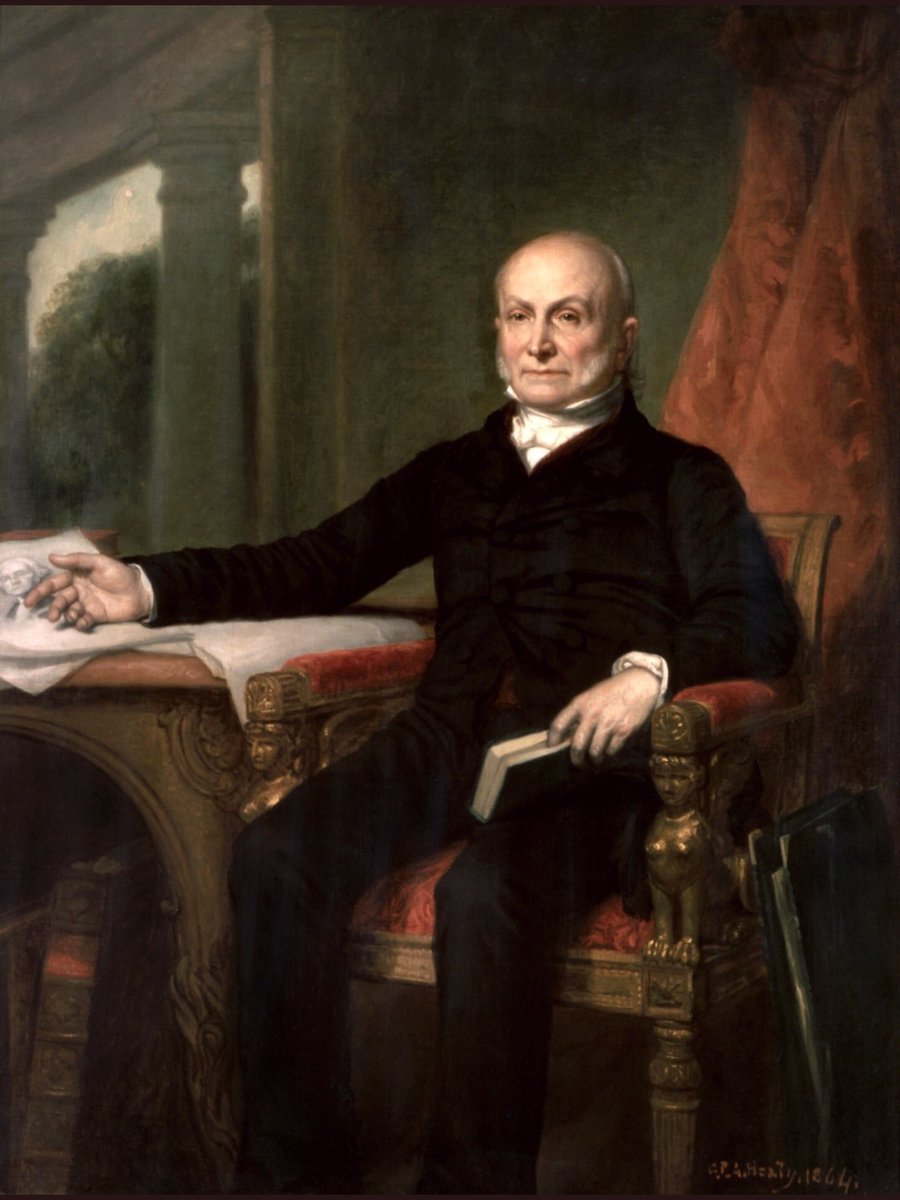 ChaseCatoRVHS's tweet photo. 6 days until the APUSH exam, #APUSHPresidentialCountdown President Quincy Adams. #POTUSProfiles #APUSH6 https://t.co/9WGCXwtSJh