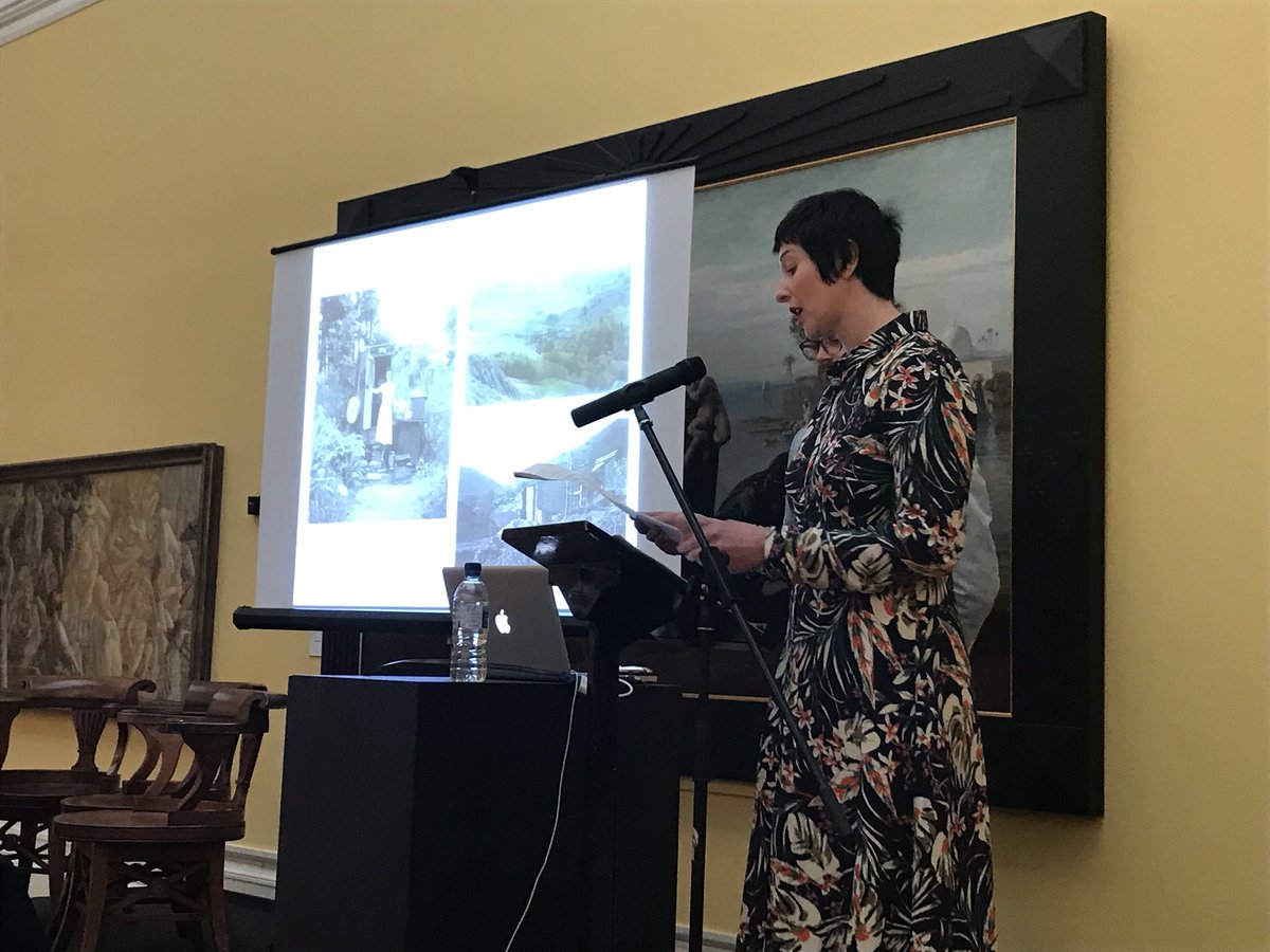 IntoBetterShape's tweet photo. Heather Ross &amp; Lukas Hornby of @typooonorth who kicked off the print Symposium this morning fascinating to hear about the Archive of Gwyneth Alban Davis @_Heather_Ross @ArtlabCPS https://t.co/jVyB7c9VLL