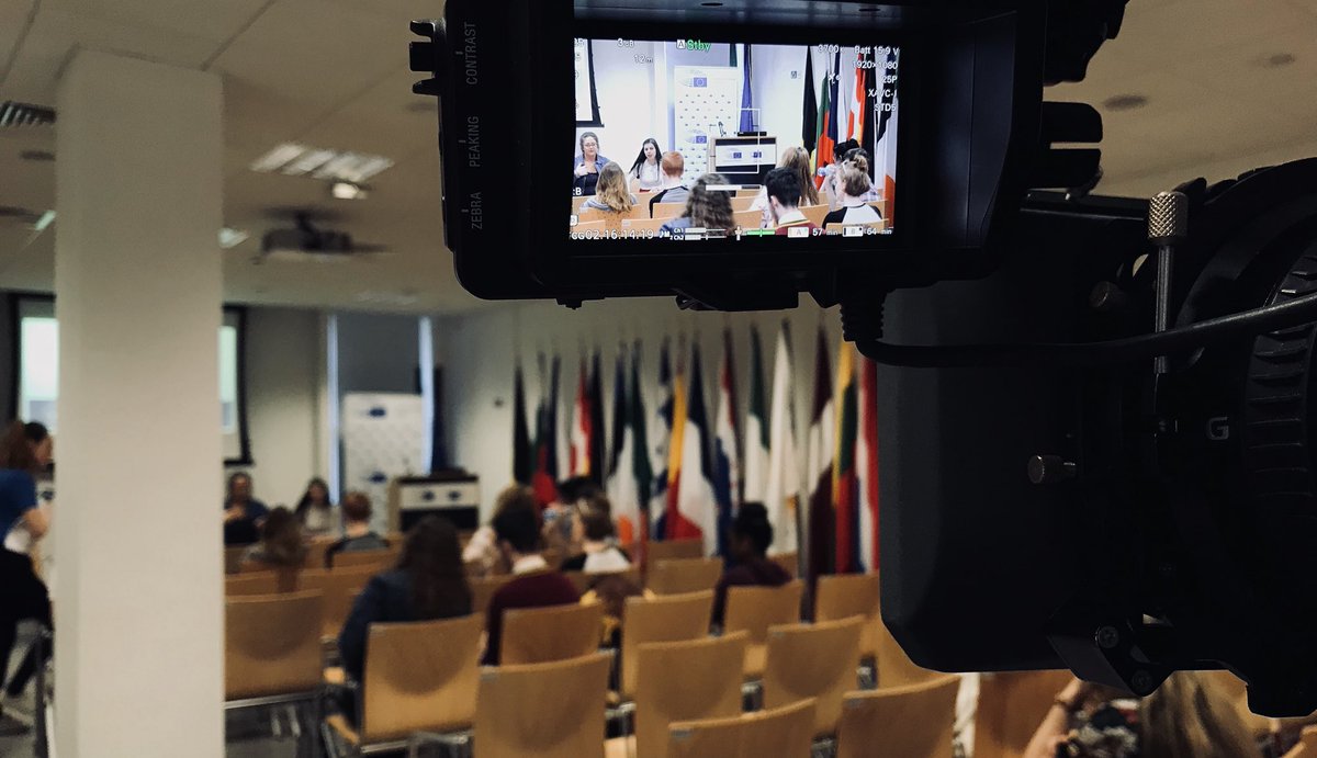 First of three days filming for the European Parliament in Ireland . #yourfutureyourvoice #aaronlilburndotcom