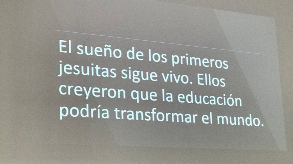 jesuitesinnova's tweet photo. “El sueño de los primeros jesuitas sigue vivo. Ellos creyeron que la educación podría transformar el mundo.” @Tallendef @MasllorensEnric @educsi @JesuitesEdu #EquipsDirectiusJE https://t.co/CAgirryRiW