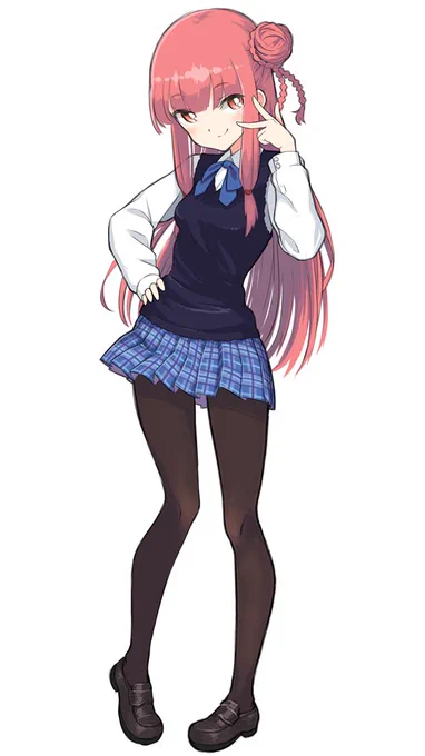 JKアカネちゃん描きました。 