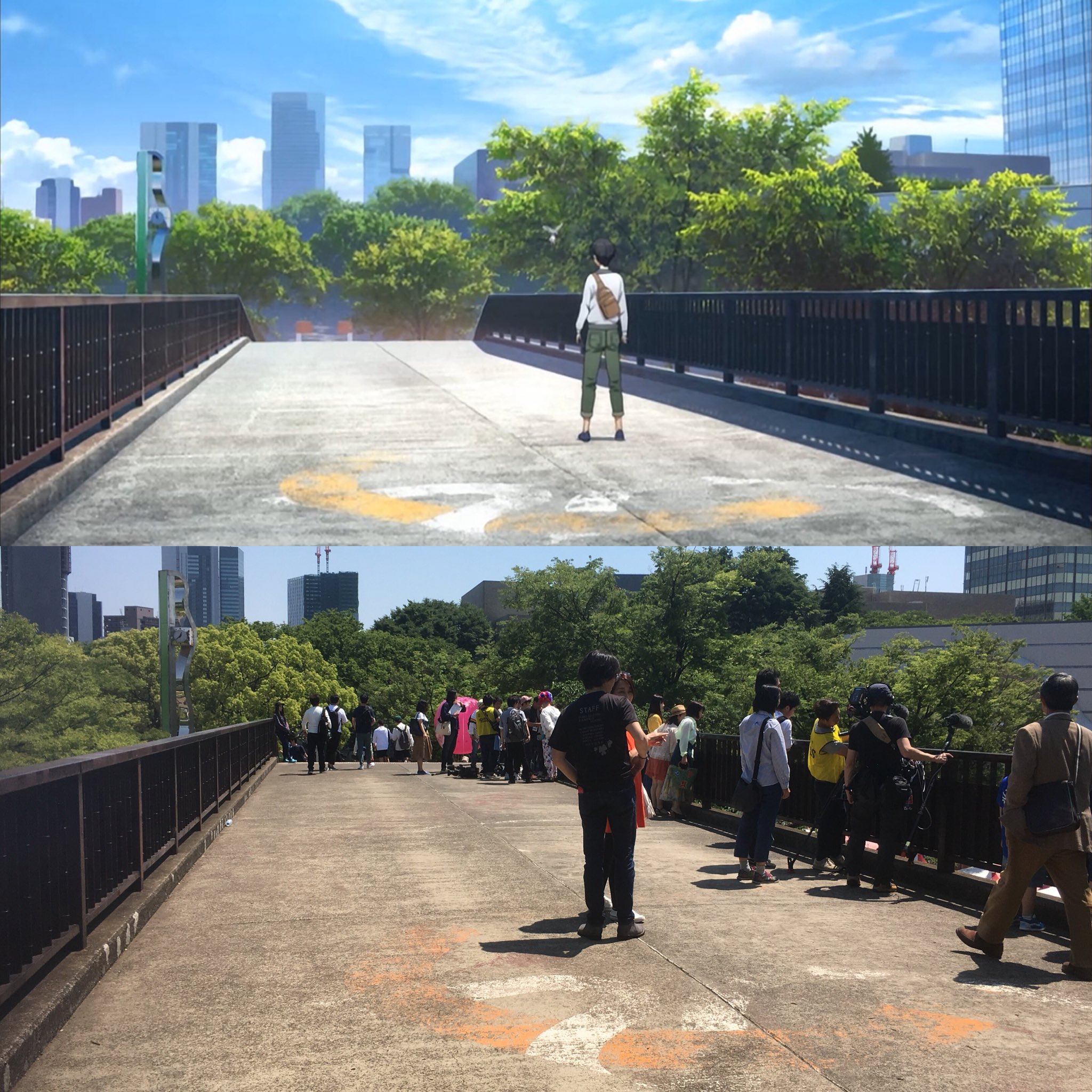 Akky Sao聖地巡礼 東京編 代々木公園 公開から1年 劇場版の聖地です Osって何気に作画凄いですよねw ここに関しては一致もかなり高め ただgw中とだけあってなんかのイベントやってて邪魔すぎたww Sao Akky聖地巡礼 T Co Gdiqbjye73