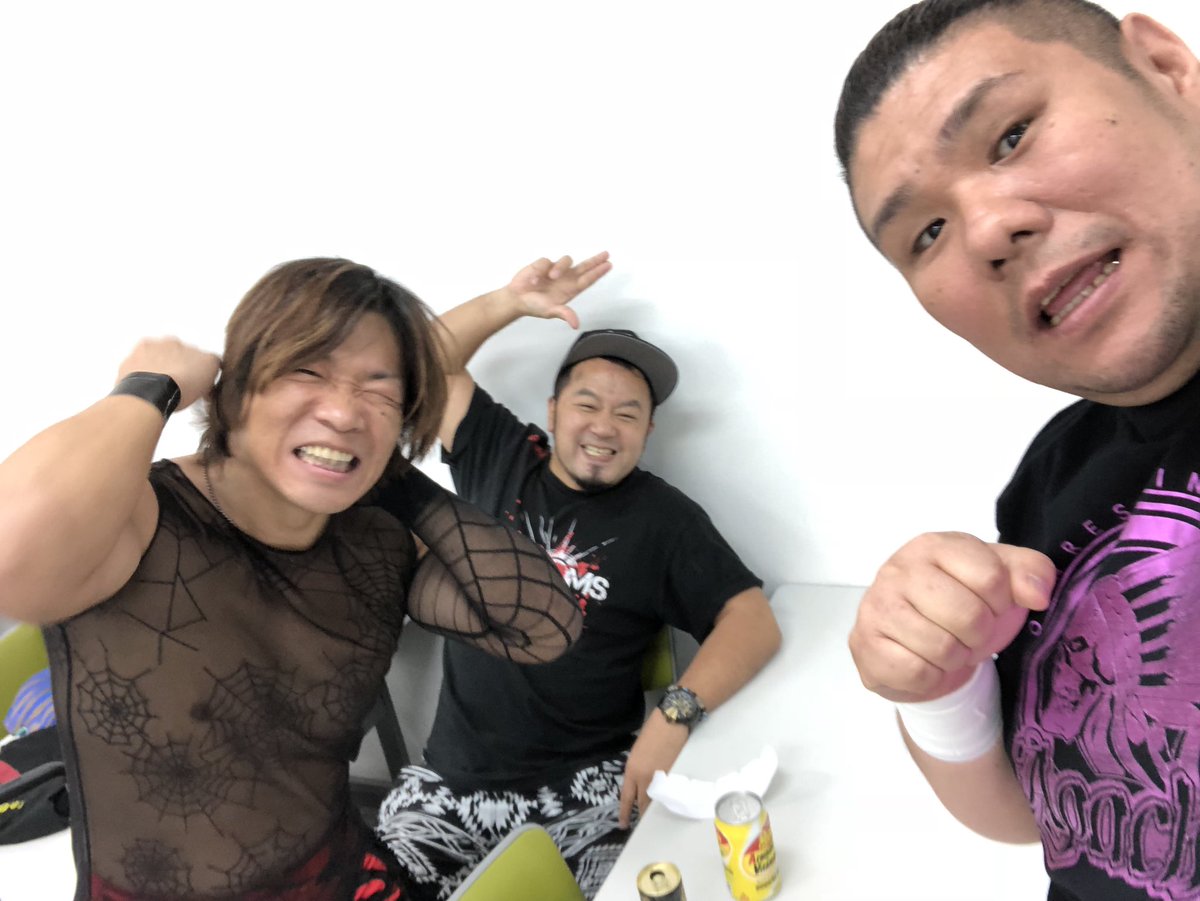 橋本友彦 試合後 懐かしい先輩方 プロレス プロレスラー 橋本友彦 Ateam Wew A Team Wew 奈良出身