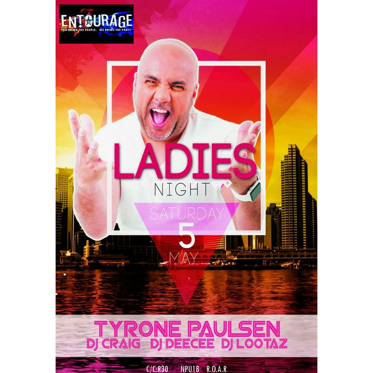 Entourage_Club's tweet photo. Where's all our ladies at?

It's LADIES NIGHT we have @tyronepaulsen in the house on the ones and twos, supported by our very own; DEECEE, LLEW and LOOTAZ

R30 gets you in https://t.co/cgyUmWfynn