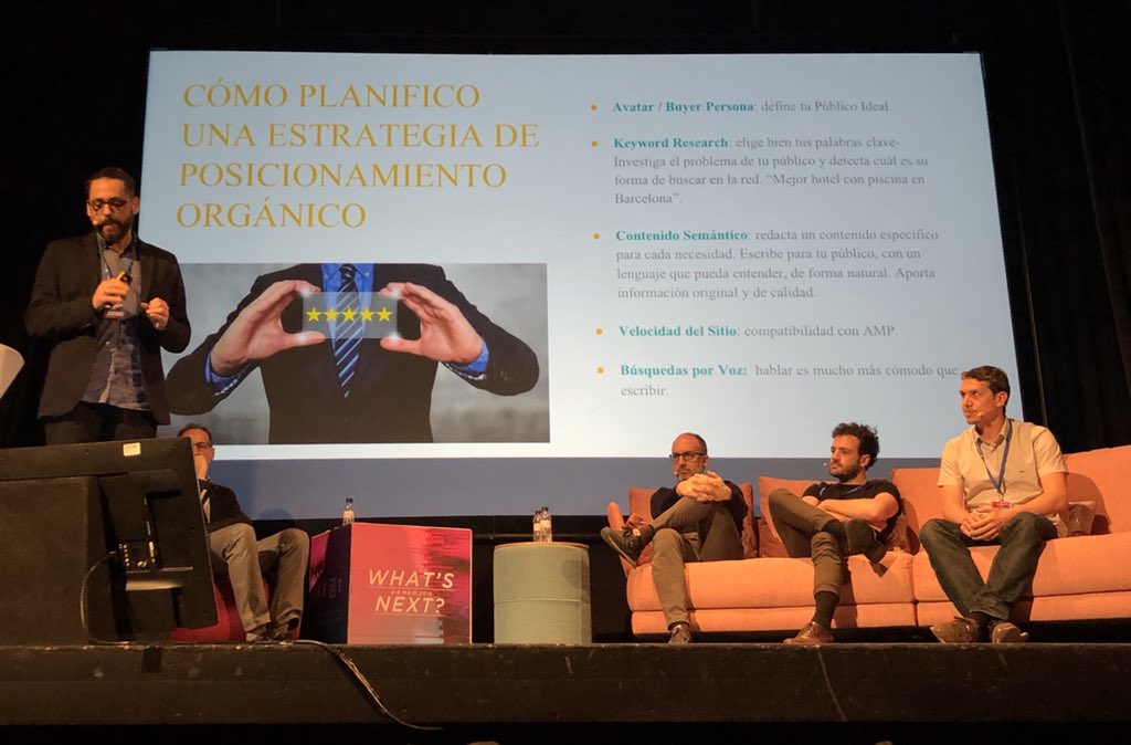 adrianafreitas's tweet photo. At @sitgesnext #sitgesnext2018
TOURISM Industry Digital Positioning Trends in the Tourist Industry
@marcvidiella Head of Digital Strategies at @NothingAD #InboundMarketing Content focus on Buyer Persona accelerate Mobile pages #AMP #Semantic #VoiceSearch #AnwserQuestion 500K case https://t.co/A6huROSP1W
