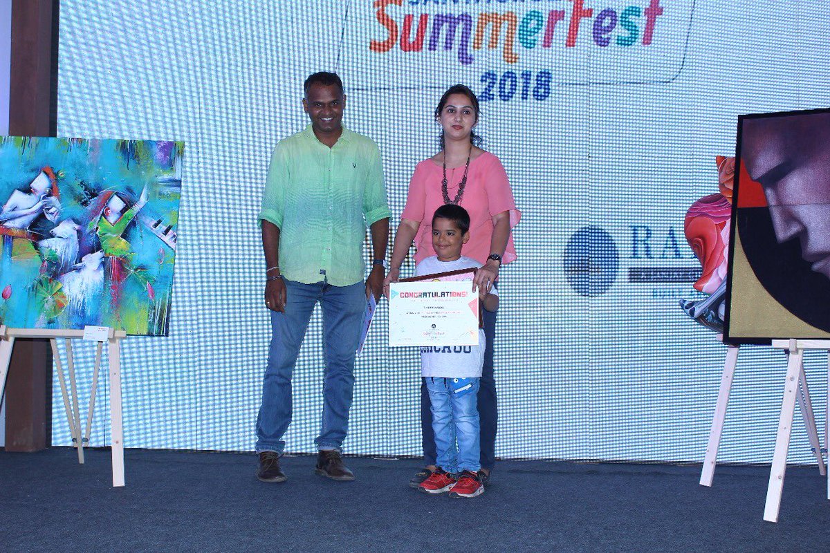 summerfest54's tweet image. The Battle of the Brushes was one beautiful war of paints and imaginations. It's with immense pride that we felicitate the winners at #SantacruzSummerfest. #RadiusDevelopers #Avenue54 #BattleofBrushes @radiusdeveloper