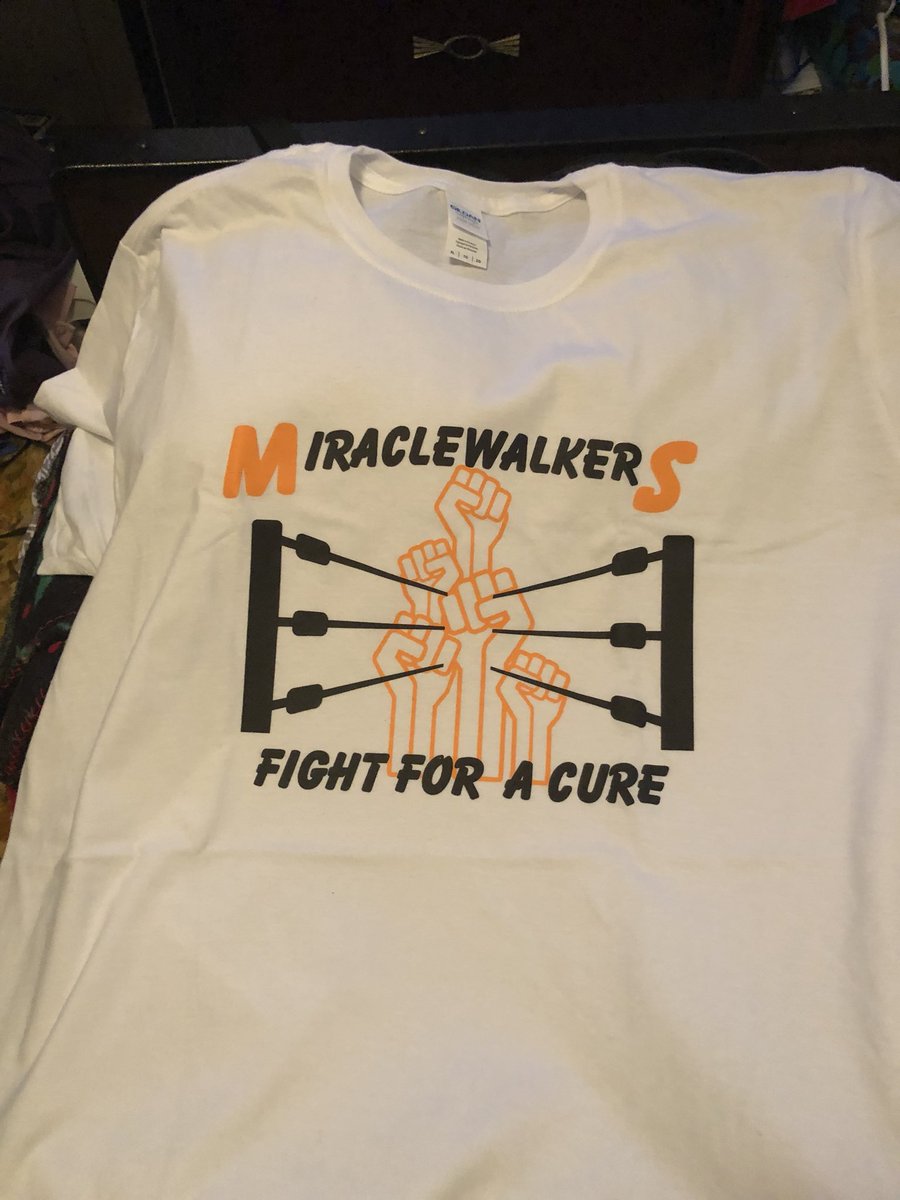 wtjones's tweet photo. Walking today for MS. Go MiraclewalkerS  #WalkMS #ShareYourShirt https://t.co/CuhNVrTOpY