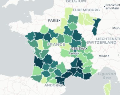 cathsimonNR's tweet photo. le #LoirEtCHer n'est pas ridicule, mais peut mieux faire RT @Julie_Rx: La carte du vignoble #bio en France, département par département, en surface et en proportion. And the winner is... #datapif #vinbio https://t.co/x7DTW72UvJ https://t.co/zBIRdZ97vh