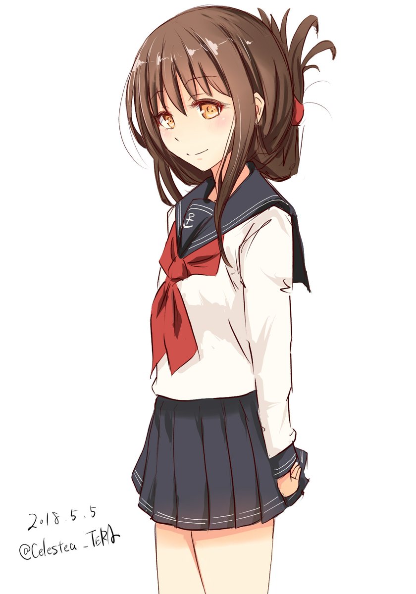 艦これ「#艦これ版深夜の真剣お絵描き60分一本勝負
#艦これ版真剣お絵描き60分一本勝負」|せらす茶@厚塗り練習中のイラスト