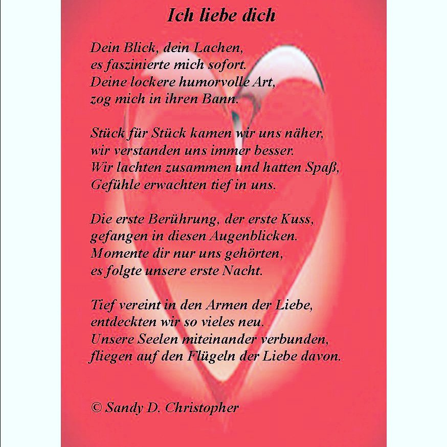 Lebens liebe gedichte die über des 7 Zitate