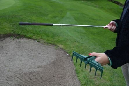 golf course rake