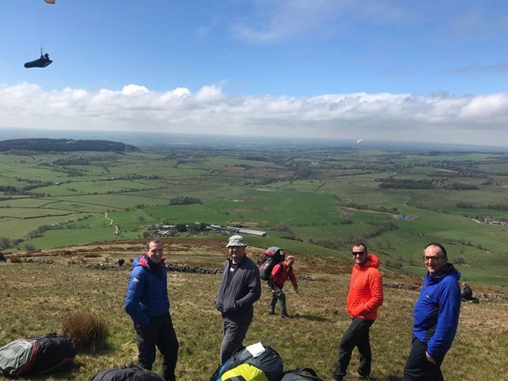 RAFHangPara's tweet photo. Great to see both Army and RAF pilots getting amongst the action in this weekend’s British Paragliding Cup. More updates to follow after Task 2 which has just been set @HQRAFSport @RAFNewssport #BePartOfTheTeam #FlySafeFlyHigh #Fly100 https://t.co/udP4hNwyby