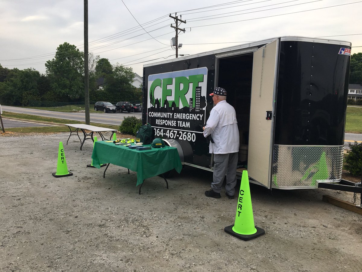 GreenvilleCoEM's tweet photo. We’re setting up for the Sgt. Brian Donnelly Memorial Safety Awareness Day! Stop by the Eastside Family YMCA from 9AM to 12PM today! https://t.co/UFgrmn46yb