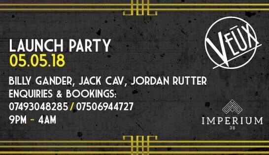 Veux Events will bring their own style &amp; class TONIGHT #Imperium38 #Romford